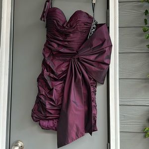 NWT Jovani Bow Cocktail Dress